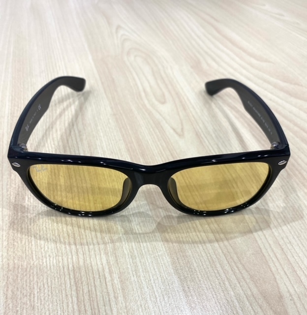 豊富な，低価 Ray-Ban レイバン RB 2132-F NEW WAYFARER 601/R6 55 18 140 1N ブラック イエロー MADE IN ITALY(サングラス)｜売買されたオークション情報、yahooの商品情報をアーカイブ公開 - オークファン サングラス