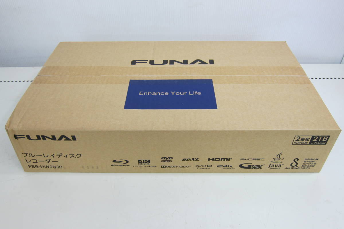 【爆買い，品質保証】 品 フナイ ブルーレイディスクレコーダー 2TB FBR-HW2030 ①_T(ブルーレイレコーダー)｜売買されたオークション情報、yahooの商品情報をアーカイブ公開 - オークファン その他