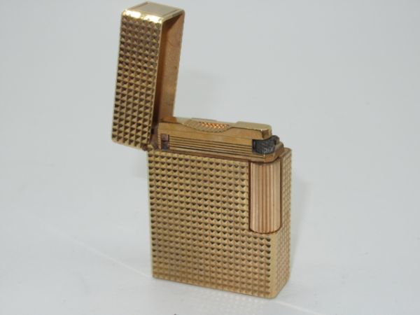 N 20-7 美品 S.T.Dupont デュポン ライター 14JK86 20μメッキ ゴールド