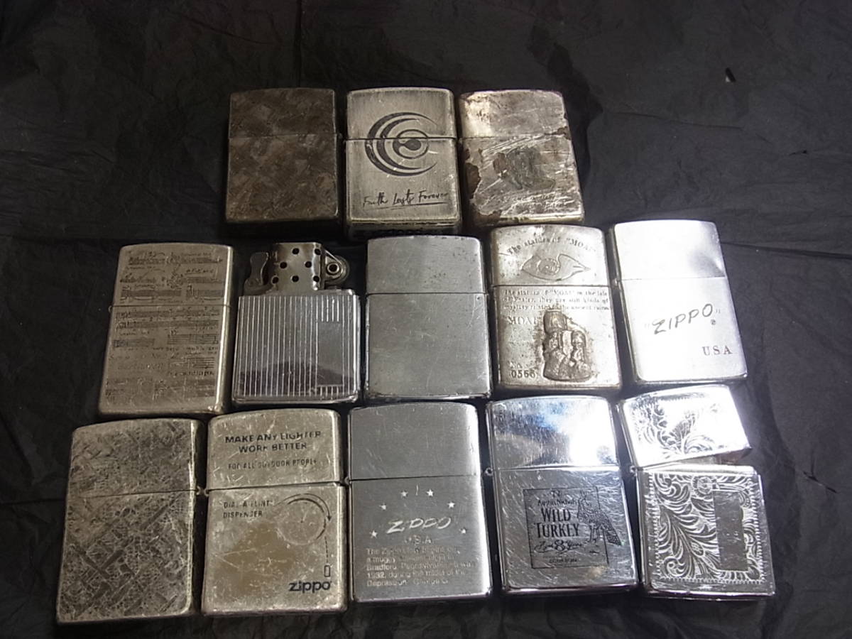 1円～ ライター まとめて 20個セット (ジッポー/ZIPPO 13個