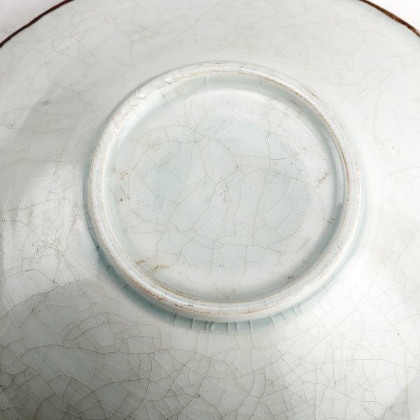 豊富な 【氷】中国古玩 中国美術 唐物 宋時代 北宋 白磁 青白磁 茶碗 （