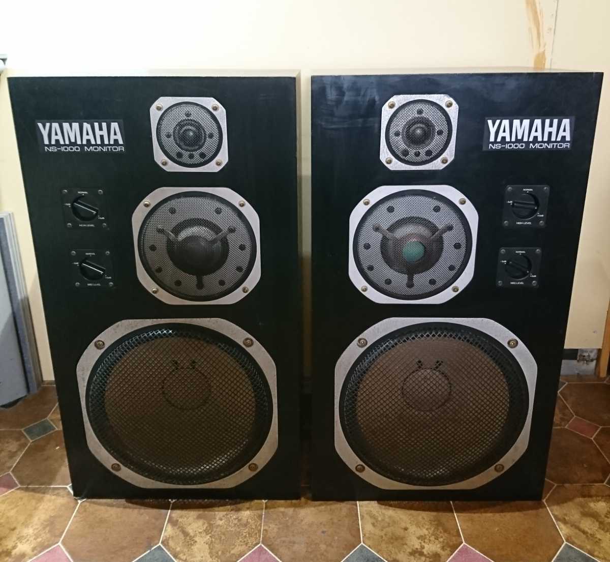 【中古動作品】管F85 YAMAHA NS-1000M MONITOR スピーカーペア 動作確認OK NS-1000M Yamaha Monitor (Pair) Professionally Home