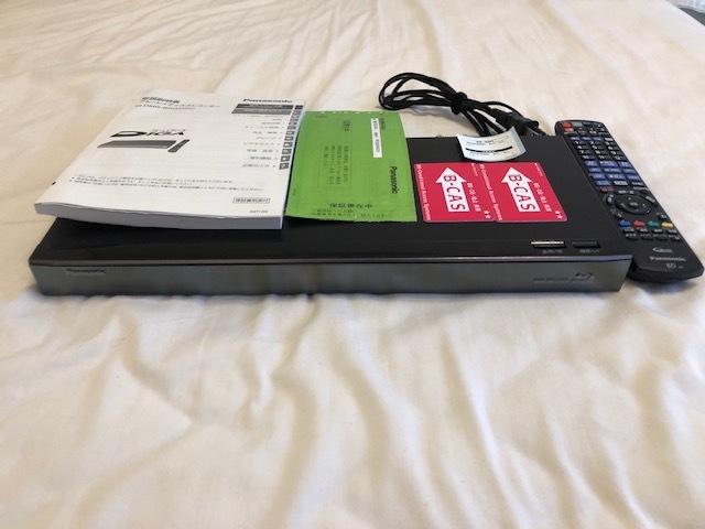 DIGA DMR-BRG2020 6番組同時録画 動作品 リモコン B-CAS 取扱説明書 DMR-