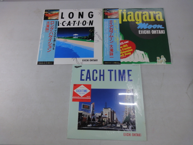 本物保証，爆買い Q60 帯付 大滝詠一 LP&times;3枚組 ロング バケイション 27AH 1234 ナイアガラ ムーン 27AH 1241 EACH TIME 28AH 1555(その他)｜売買されたオークション情報、yahooの商品情報をアーカイブ公開 - オークファン あ行