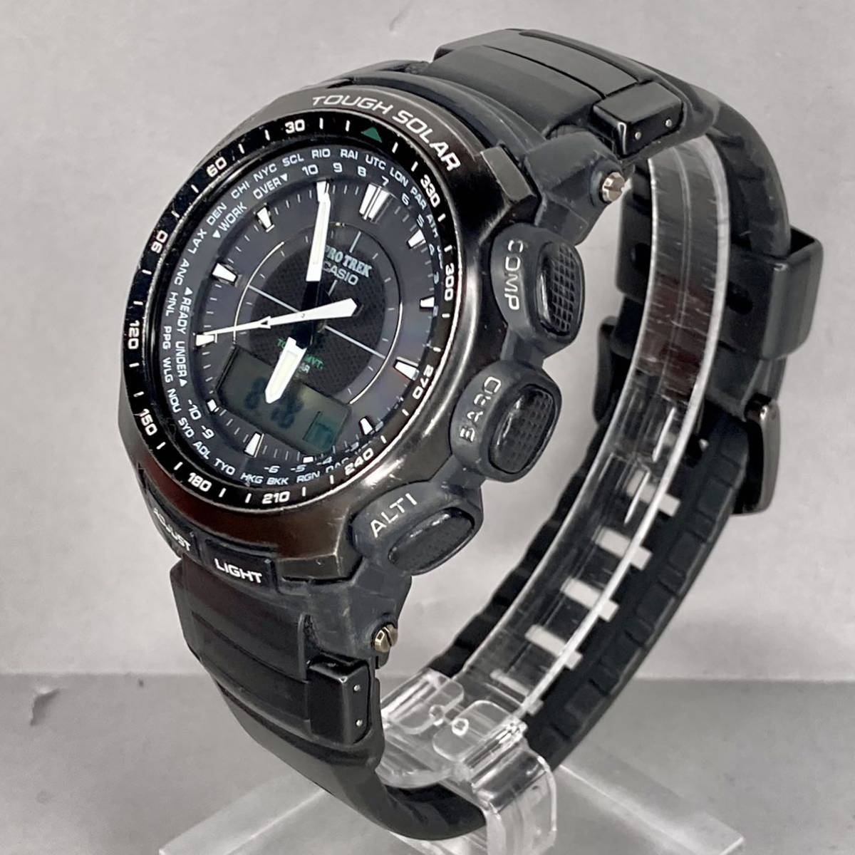 アウトドア 【稼働品】プロトレック（PRO TREK）「PRW-5100-1JF」
