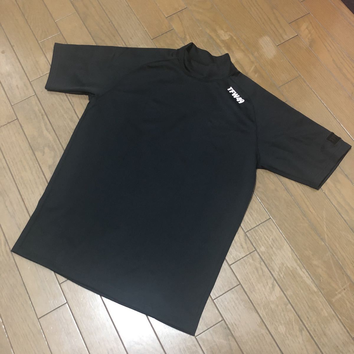 TFW49 junhashimoto ジュンハシモト モックネックTシャツ 3 ブラック