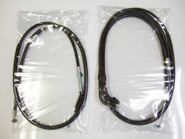 驚きの破格値，100%新品 CB400TホークII ブラックワイヤーセット 純正長　新品