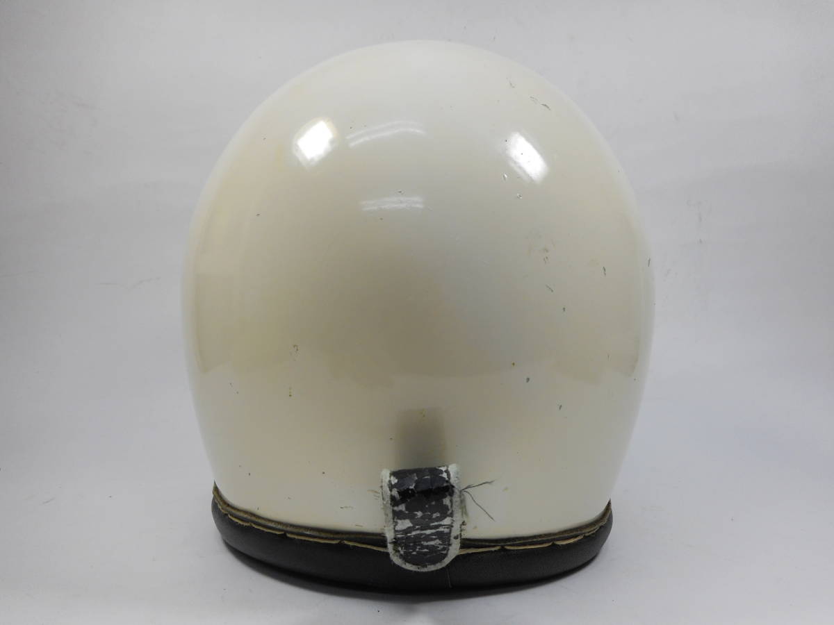 60s HA R-1 ヒロタケ アライ 革巻き ジェットヘルメット ダブル 