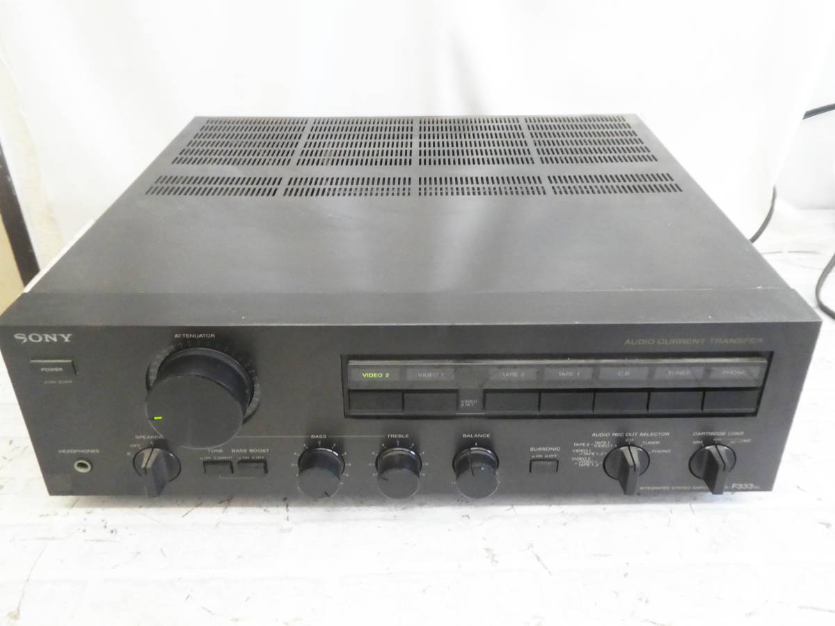 O187【激レア】SONY プリメインアンプ TA-F333ES ソニー ヴィンテージ