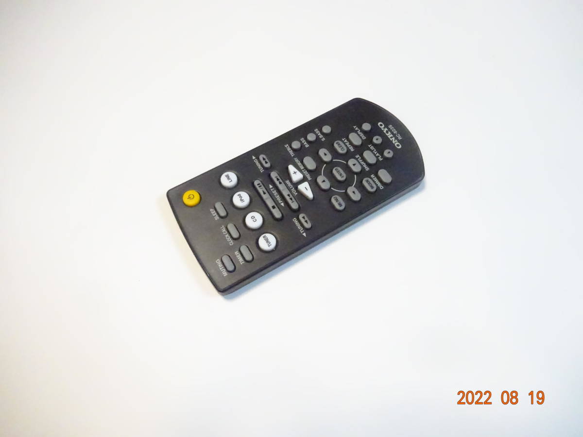 【美品】ONKYO ネットワークCDレシーバー CR-U3 純正リモコン ONKYO X-U1/CR-U1/X-U3/CR-U3/X-U3LT/CR-U3LT用リモコン CDレシーバー