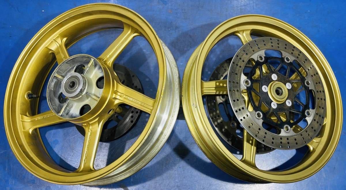 ゼファー400 ZR400C 前後ホイール ディスクローター スプロケセット