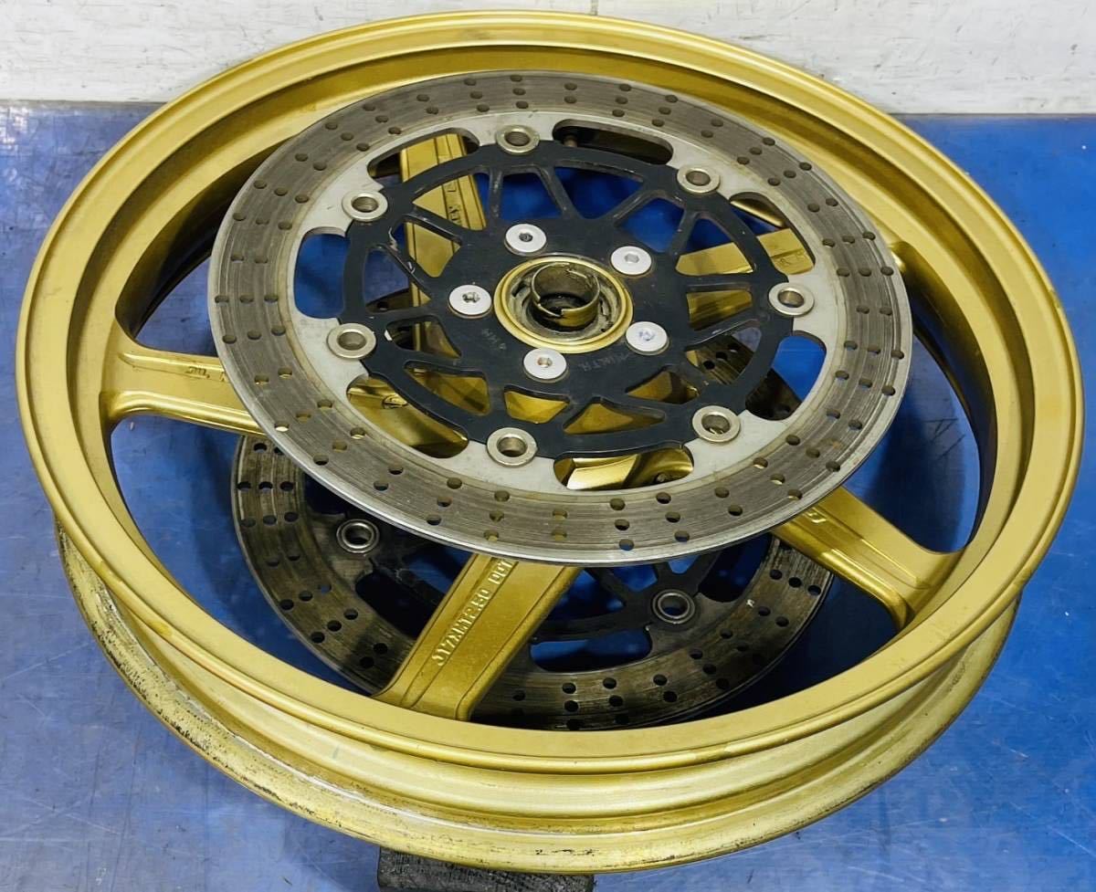 ゼファー400 ZR400C 前後ホイール ディスクローター スプロケセット