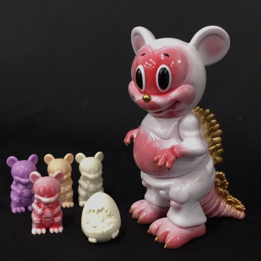 【新品】マウスジラ フィギュア ブラックブックトイ RONENGLISHS MOUSEZILLA マウスジラ 22cm