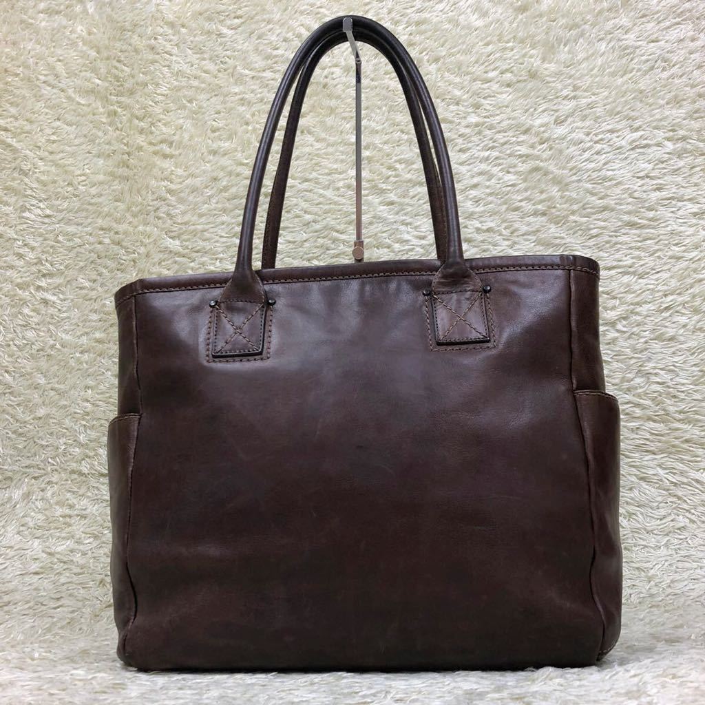 1円高級レザー土屋鞄製造所 トートバッグ セッションビッグトート