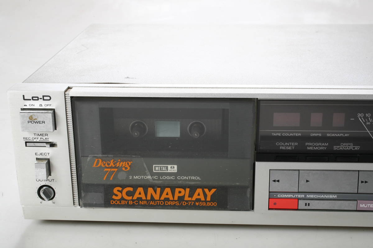 Yahoo!オークション - ステレオカセットデッキ 日立 HITACHI Lo-D D-7