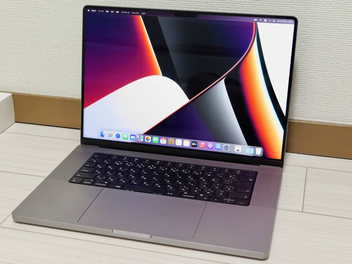 Apple MacBook Pro 16インチ M1Pro メモリ16GB SSD512GB Liquid Retina
