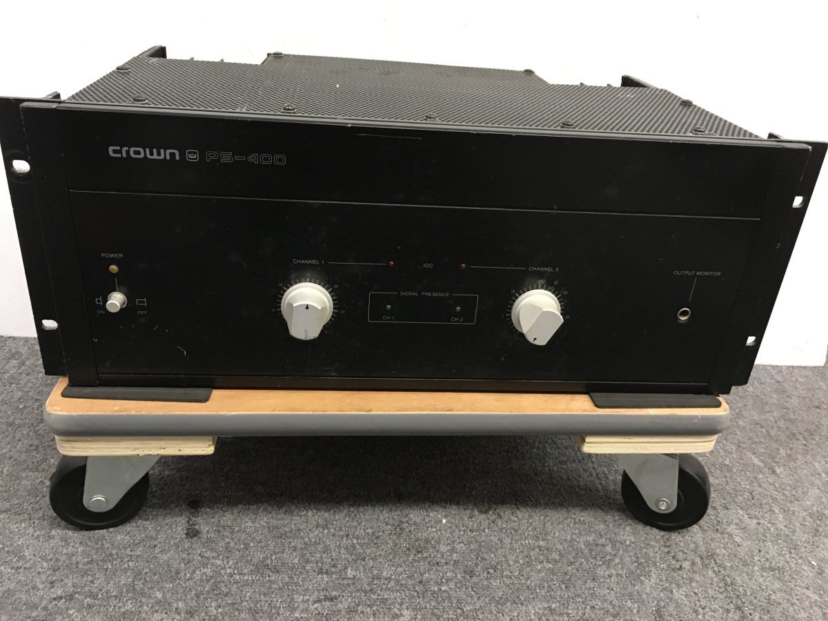A253-I30-3438 Crown クラウン パワーアンプ PS-400 オーディオ機器 約