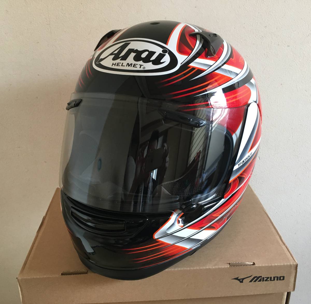 Arai PROFILE プロファイル スパイク フルフェイスヘルメット 赤 Arai PROFILE アライ プロファイル SPIKE スパイク Sサイズ フル