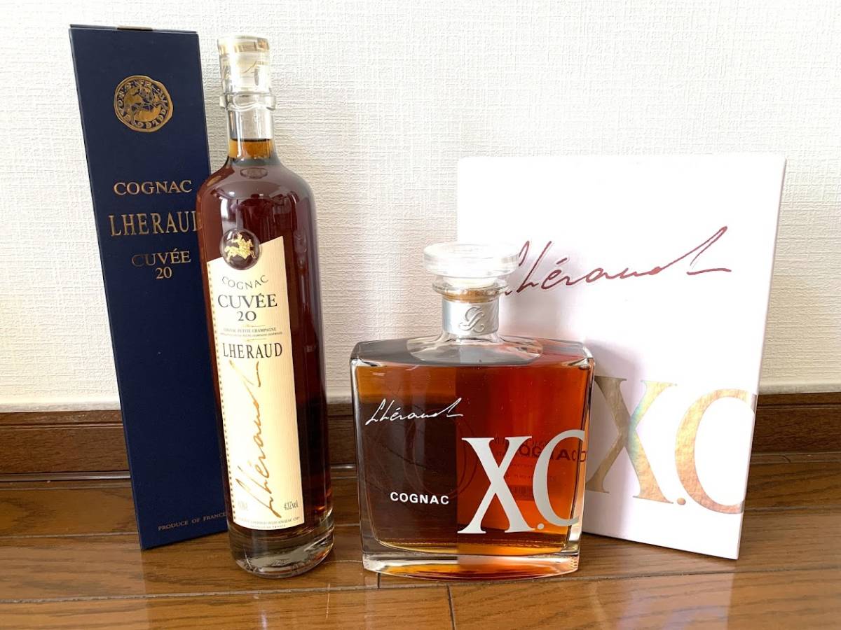 1円~】レロー LHERAUD XO 43% 700ml・レロー LHERAUD キュヴェ CUVEE 1円~】レロー LHERAUD XO 43% 700ml・レロー LHERAUD キュヴェ CUVEE