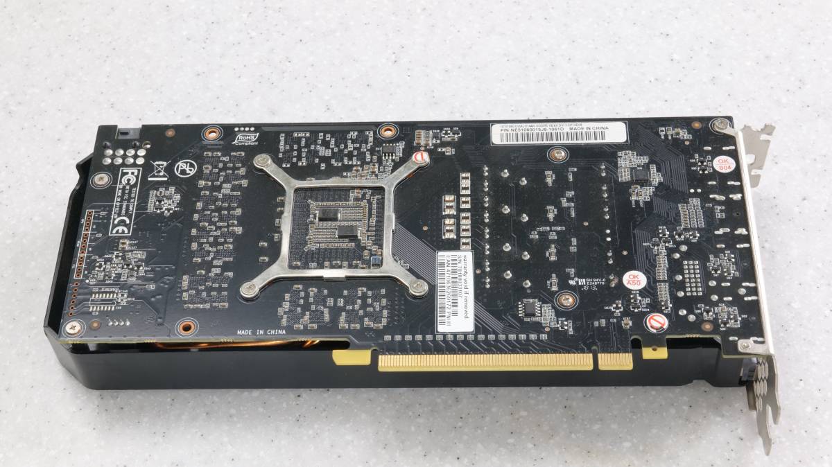 念のためジャンク扱い】Palit NE51060015J9-1061D (GeForce GTX1060