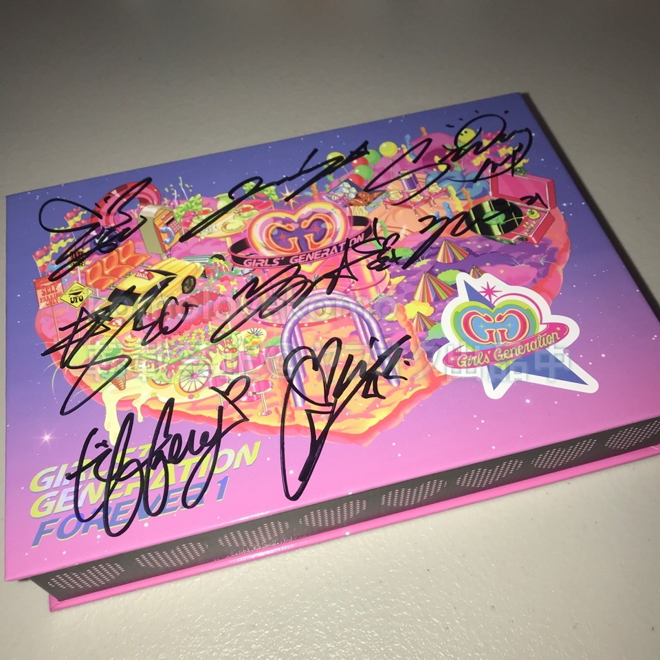 少女時代◎韓国7集「FOREVER 1」DELUXE ver.CD◎直筆サイン : FOREVER 1
