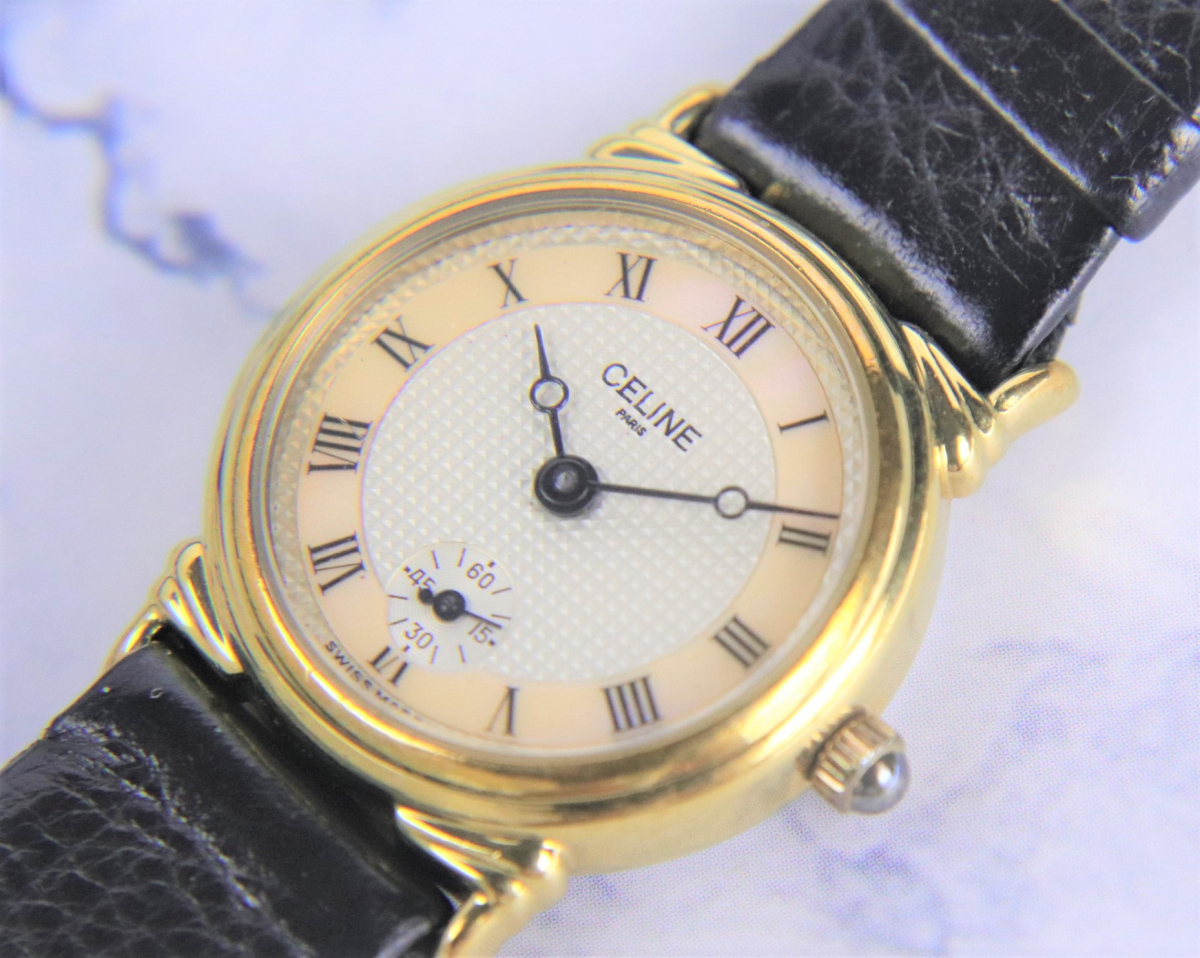 CELINE セリーヌ レディース 腕時計 QZ クォーツ スモールセコンド  