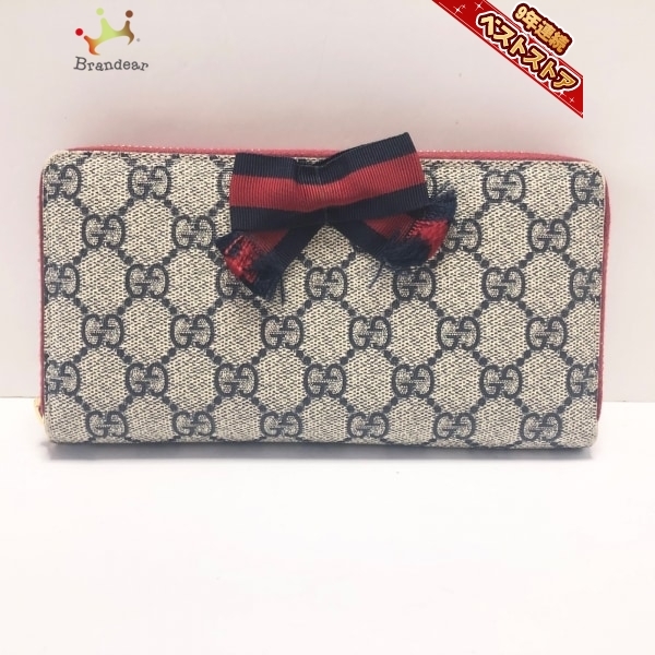 GUCCI（グッチ） 長財布 ニつ折り小銭入付き レディース GG