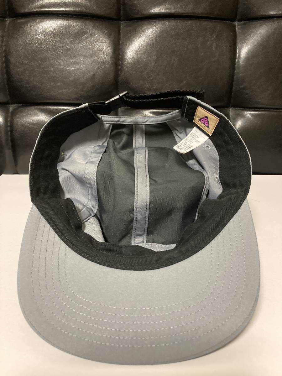 送料無料 美品 NIKE ACG AW84 CAP grey / pink ナイキ ジェット