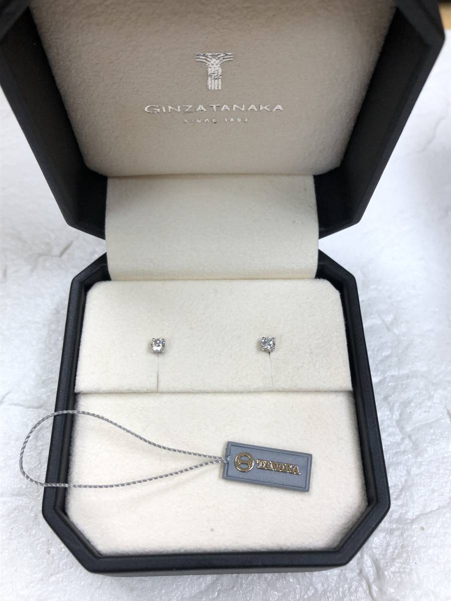 田中貴金属 GINZATANAKA プラチナダイヤモンドピアス｜ファッション