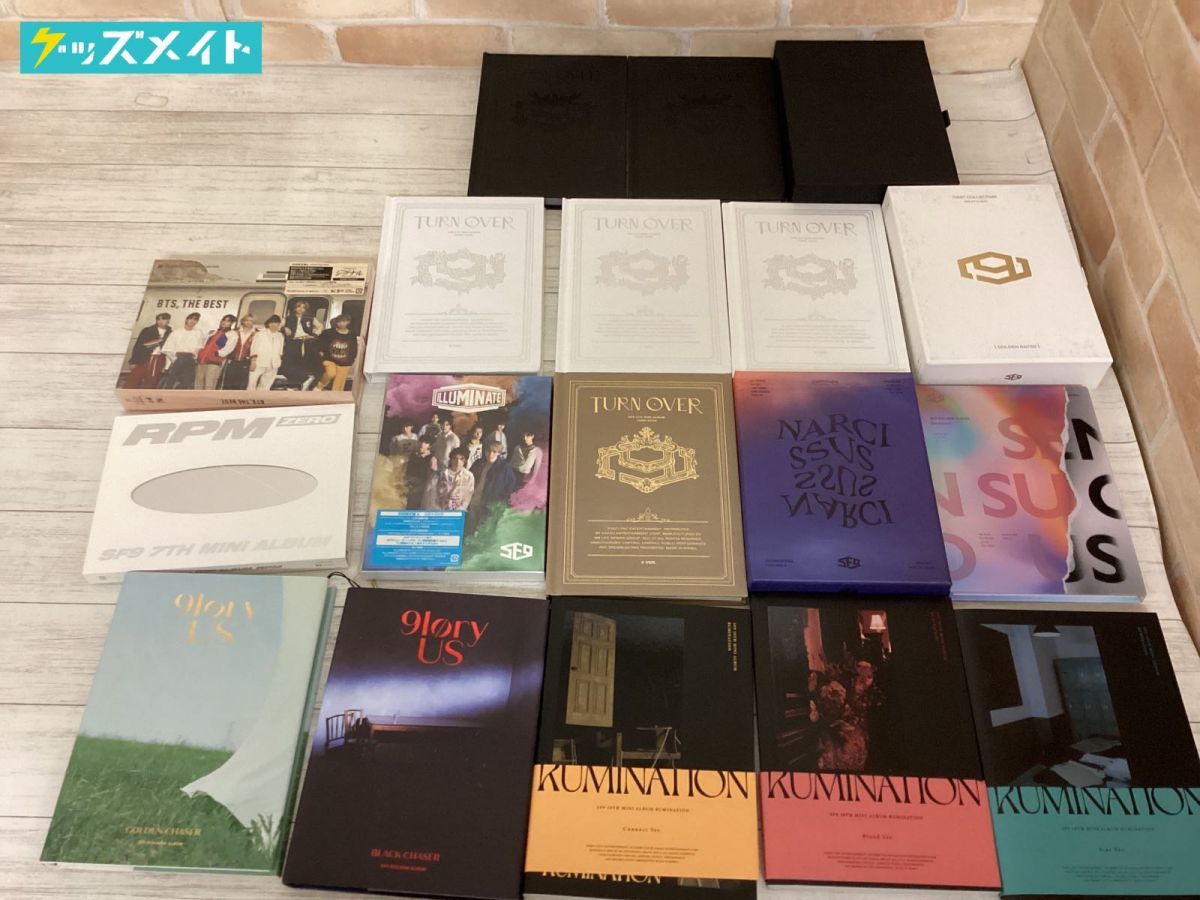 CD BTS 防弾少年団 SF9 公式通販 グッズ まとめ売り 1点紙 K-POP／
