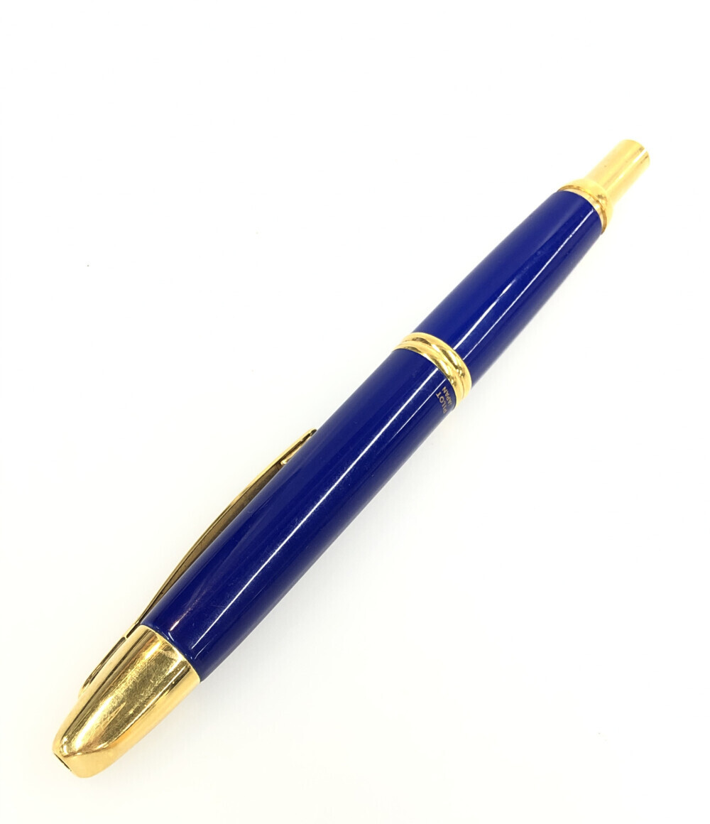 パイロット 万年筆 F ノック式 18K-750 キャップレス PILOT