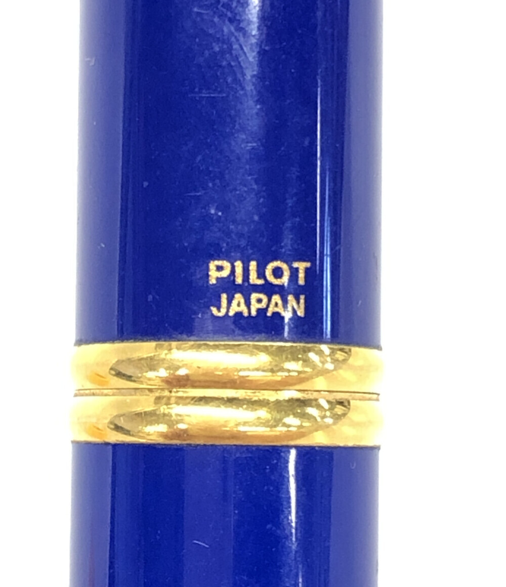 パイロット 万年筆 F ノック式 18K-750 キャップレス PILOT