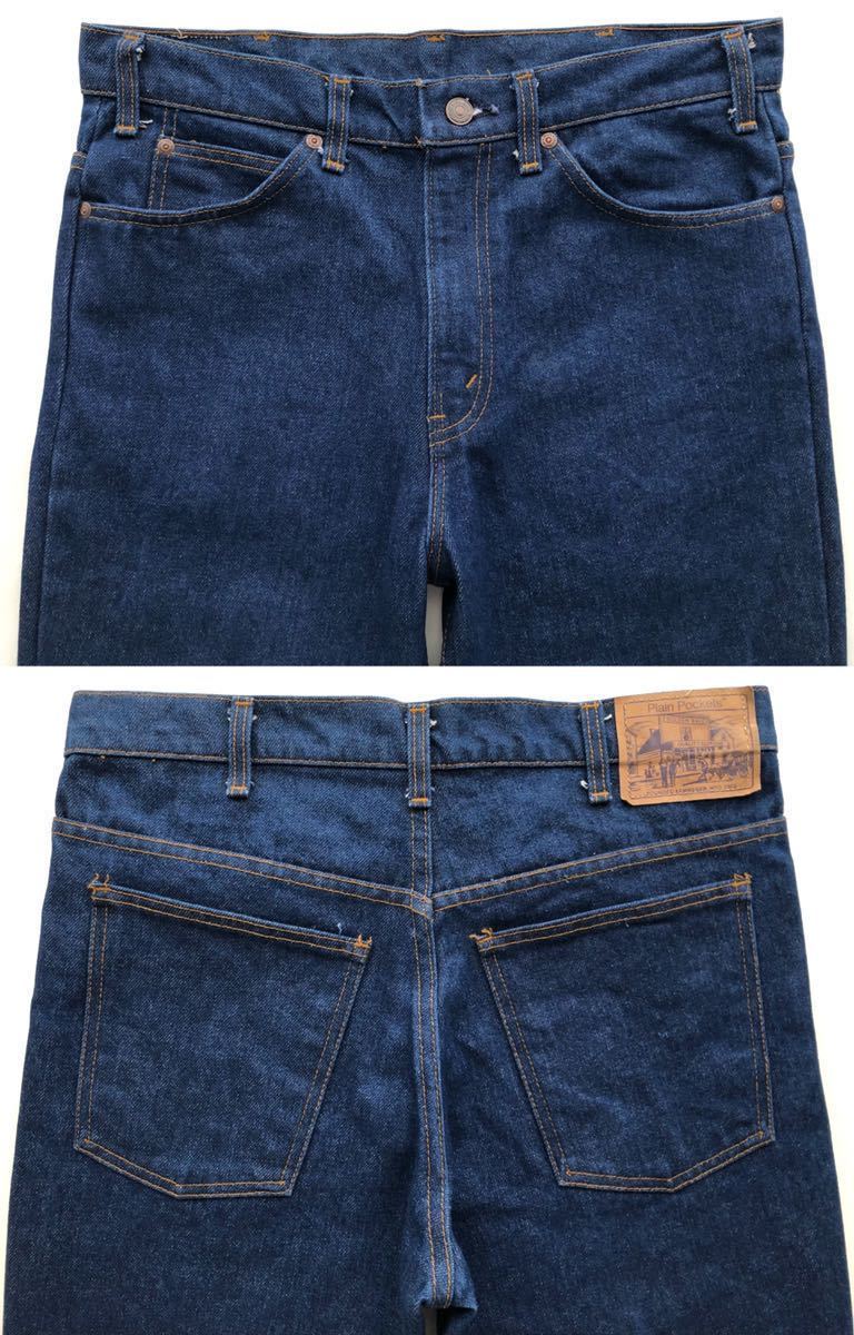 80s【JC Penney】Plain Pockets フレアデニムパンツ W32 L29 USA