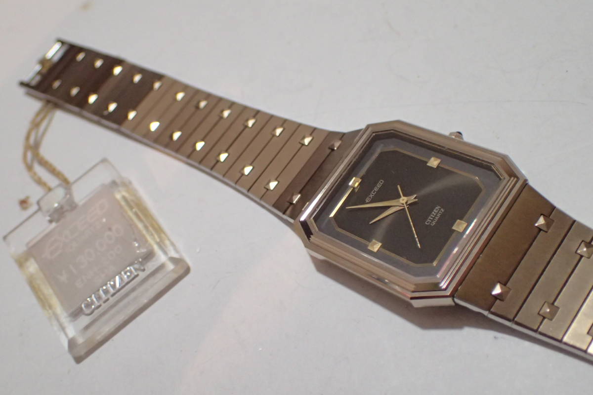 A1771]1円～☆メンズ腕時計 クォーツ シチズンCITIZEN EXCEED