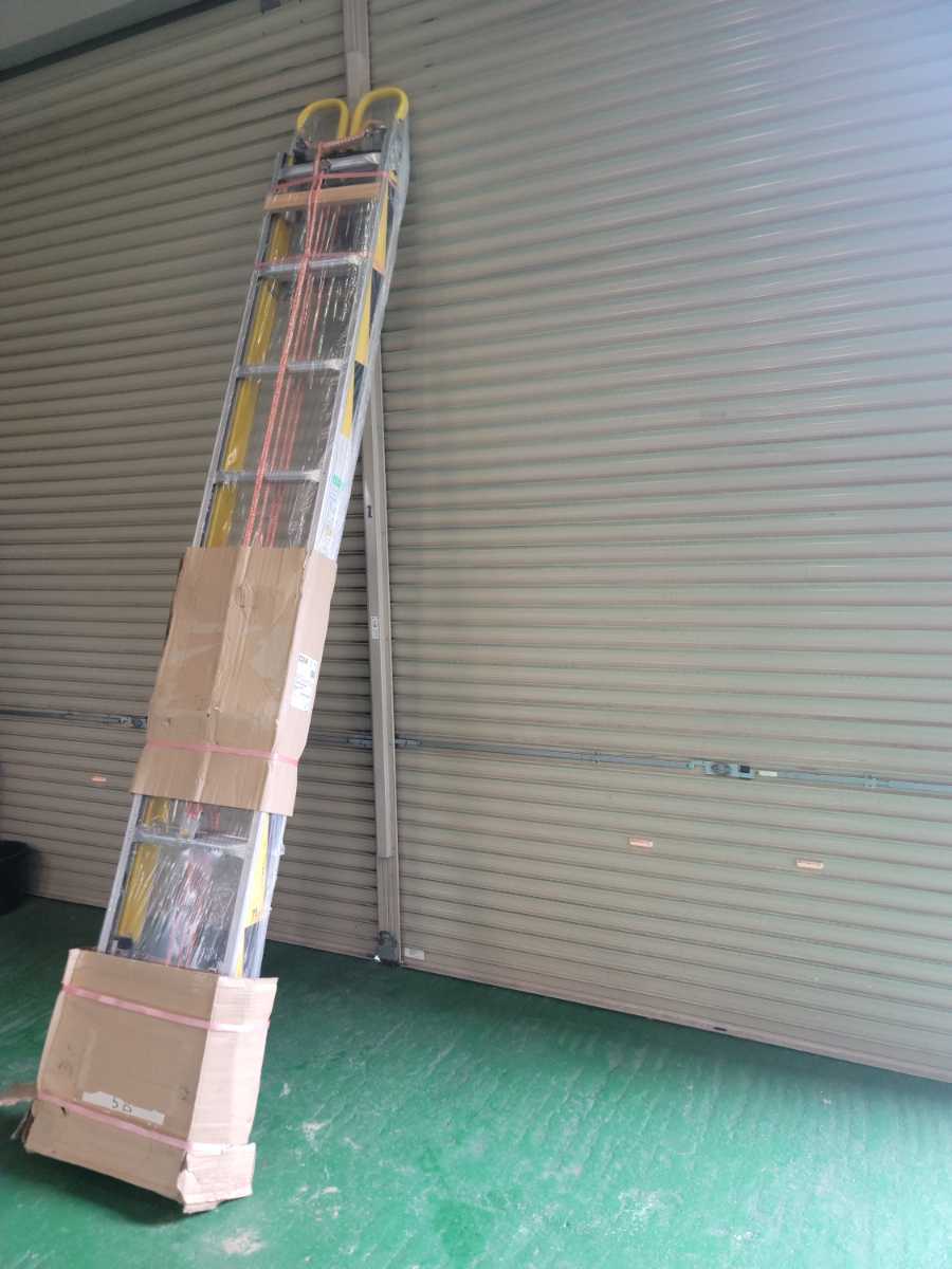 ナカオ 軽太 LT8.3 昇降用転落防止器具一体化 三連伸縮はしご ナカオ 軽太 LT8.3 昇降用転落防止器具一体化 三連伸縮はしご