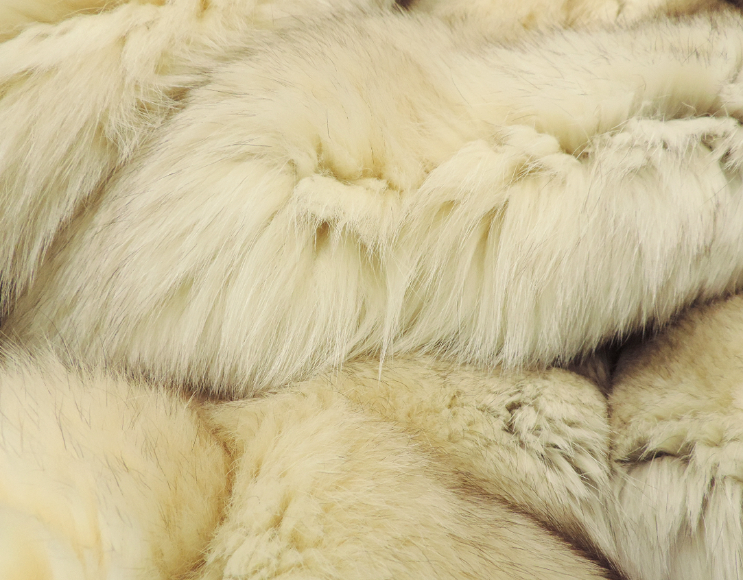 TAKAGIFUR 毛皮コート 狐 きつね ブルーフォックス 本物毛皮 リアル  