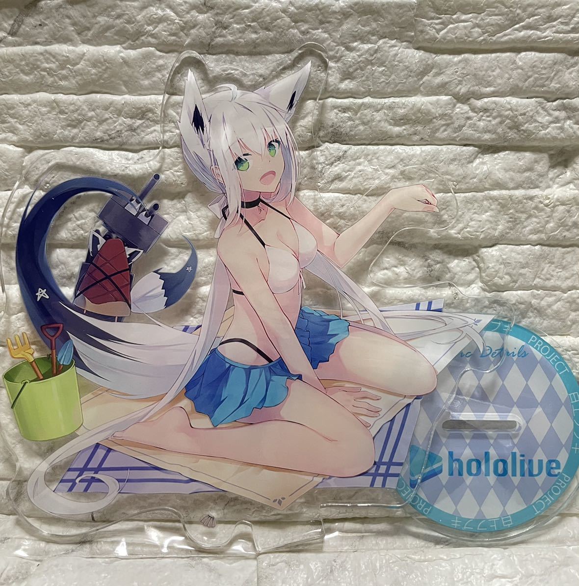 ホロライブ アクリルスタンド 白上フブキ水着(コミック、アニメグッズ