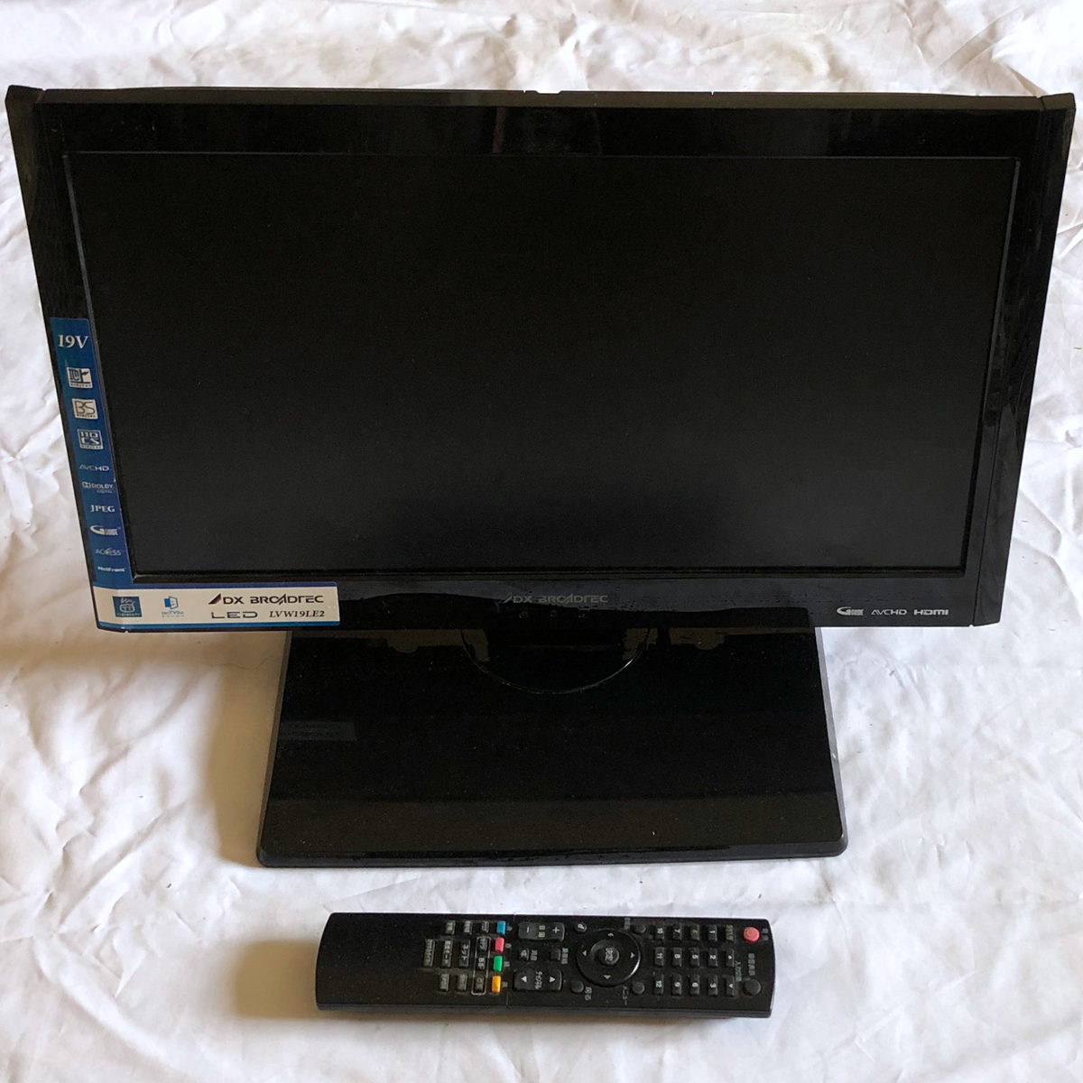 人気，新作 19V型 地上 BS 110度CSデジタル ハイビジョン液晶テレビ DX ANTENNA LVW19LE2 船井電機製(液晶)｜売買されたオークション情報、yahooの商品情報をアーカイブ公開 - オークファン 液晶