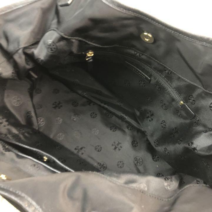 トリーバーチ ナイロン トートバッグ デカロゴ 黒 ブラック トートバッグ ナイロン トリーバーチ ファッションファッション 極美品 手提げ