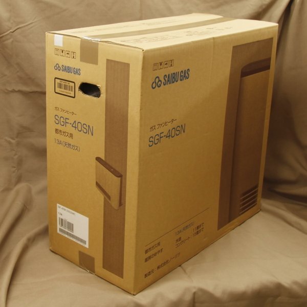 SAIBU GAS ガスファンヒーターSGF-40SN(新品、未開封) ガスファンヒーター 西部ガス SGF-40SN 商品一覧 都市 未使用品 | 都市ガス