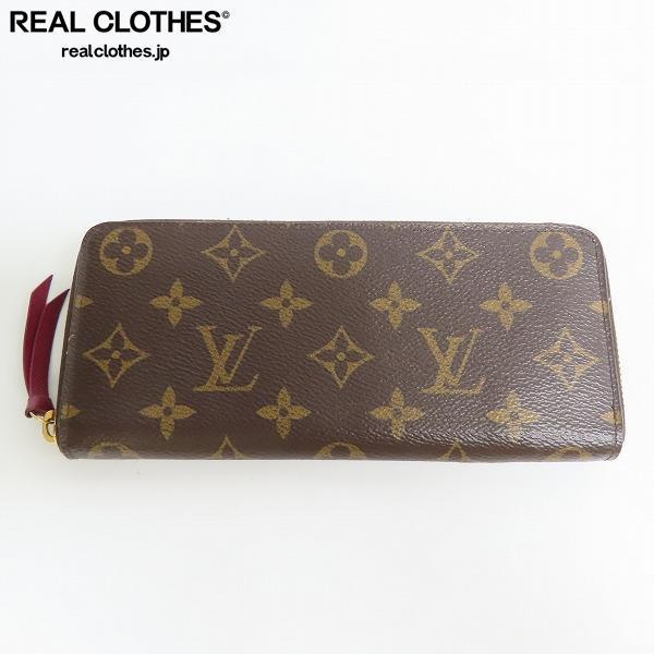 LOUIS VUITTON/ルイ・ヴィトン モノグラム ポルトフォイユ クレマンス フューシャ M60742 /LPL