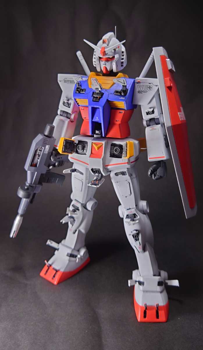 旧キット改修 1/100 ガンダム フルハッチオープン 完成品(機動戦士