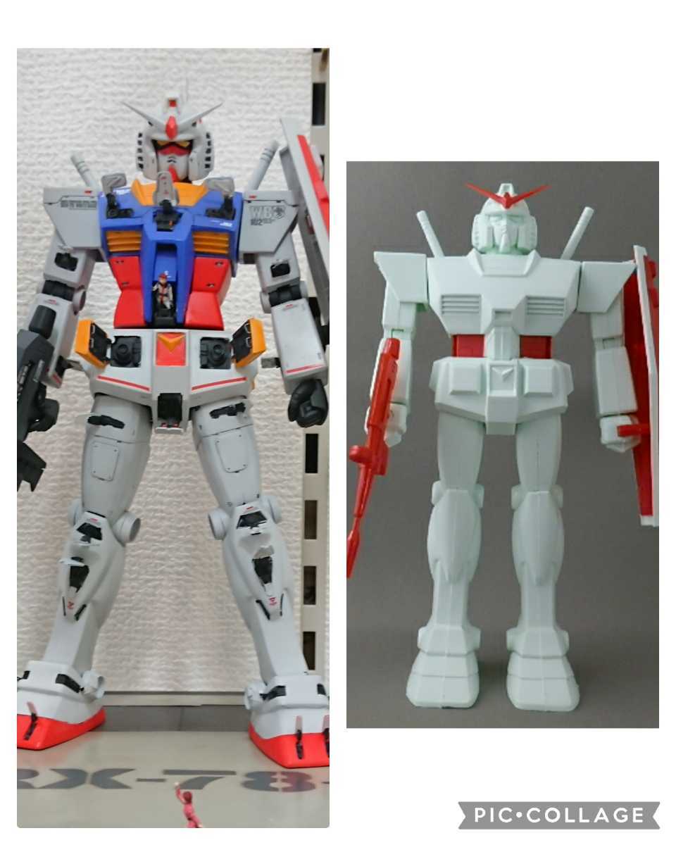 旧キット改修 1/100 ガンダム フルハッチオープン 完成品(機動戦士