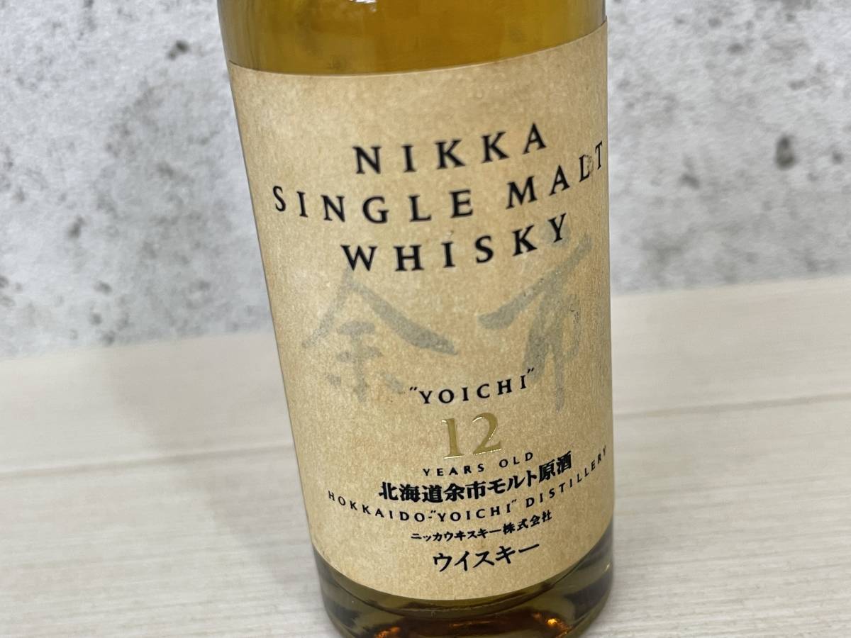 古酒 未開栓！！】北海道余市モルト原酒 12年 43度 50ml ミニサイズ ニッカ