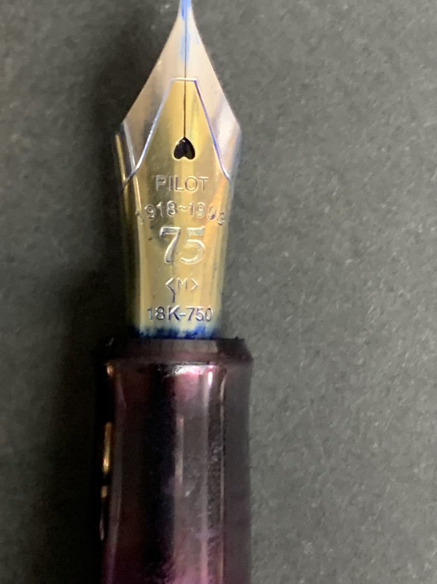 m PILOT 75 ANNIVERSARY JAPAN パイロット 創立75周年記念 万年筆