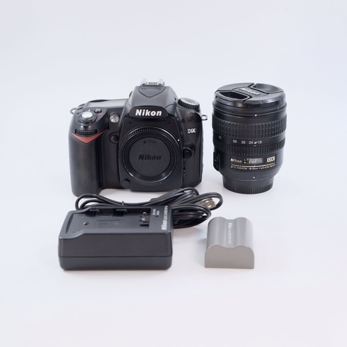 D90 Nikon | デジタル一眼レフカメラ ブラック 12.3MP DX-Format CMOS