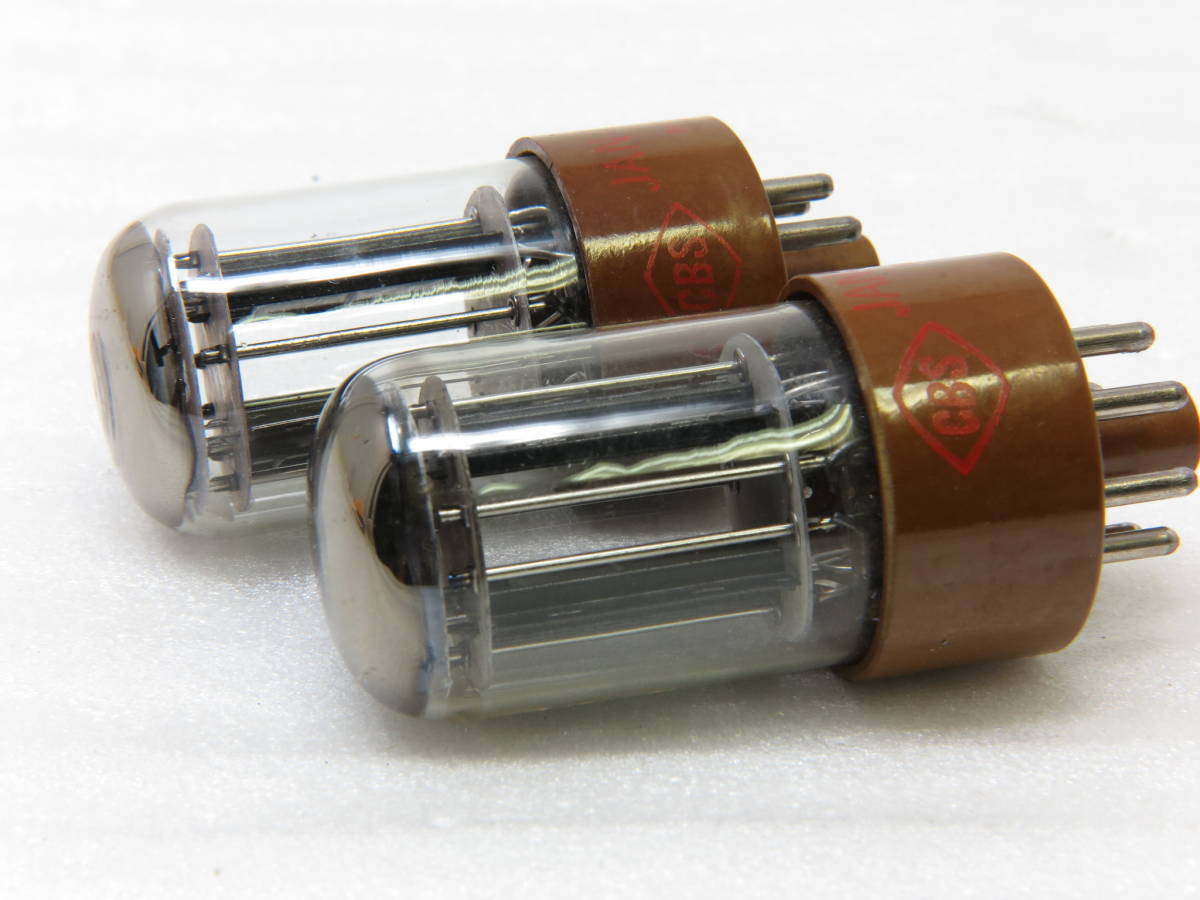 CBS JAN-CHY-5692 中古 2本セット JAN-CHY-5692 CBS 真空管 （ 6SN7 3本