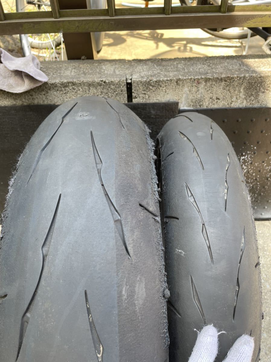 送料無料，本物保証 ブリヂストン バトラックス RS11 BRIDGESTONE BATTLAX 120-70 190-55 前後17インチ(オンロード)｜売買されたオークション情報、yahooの商品情報をアーカイブ公開 - オークファン オンロード