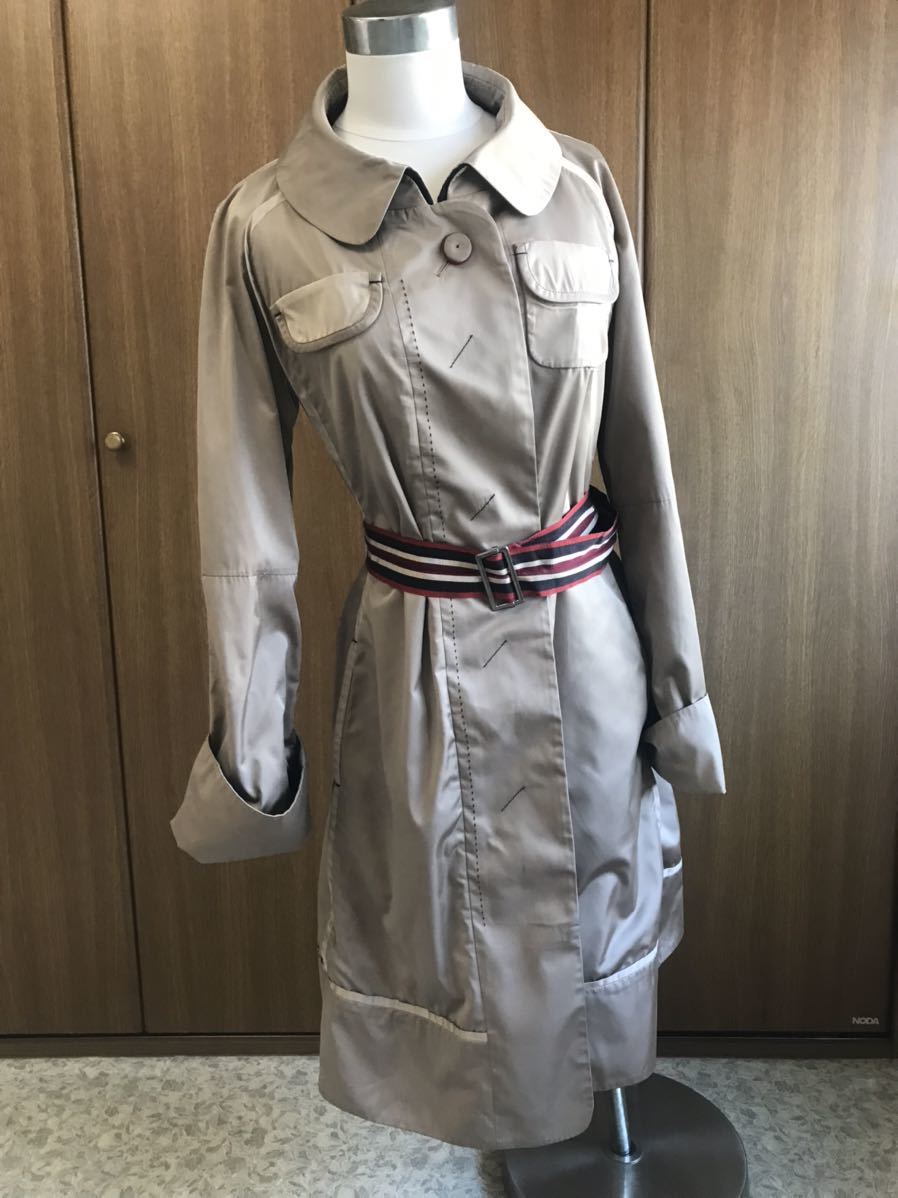 【品質保証，定番人気】 PAULEKA ポールカ ベルト付き 長袖 トレンチ コート 36サイズ ベージュ(ポールカ)｜売買されたオークション情報、yahooの商品情報をアーカイブ公開 - オークファン ポールカ
