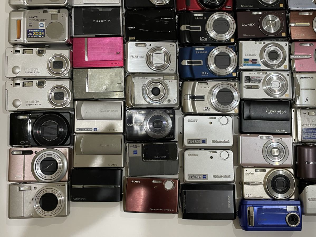 ジャンク扱いデジカメおまとめ10台